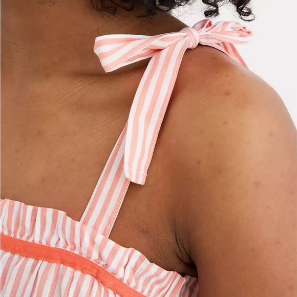 NWT aerie woven tie shoulder tank top - Picture 12 of 12